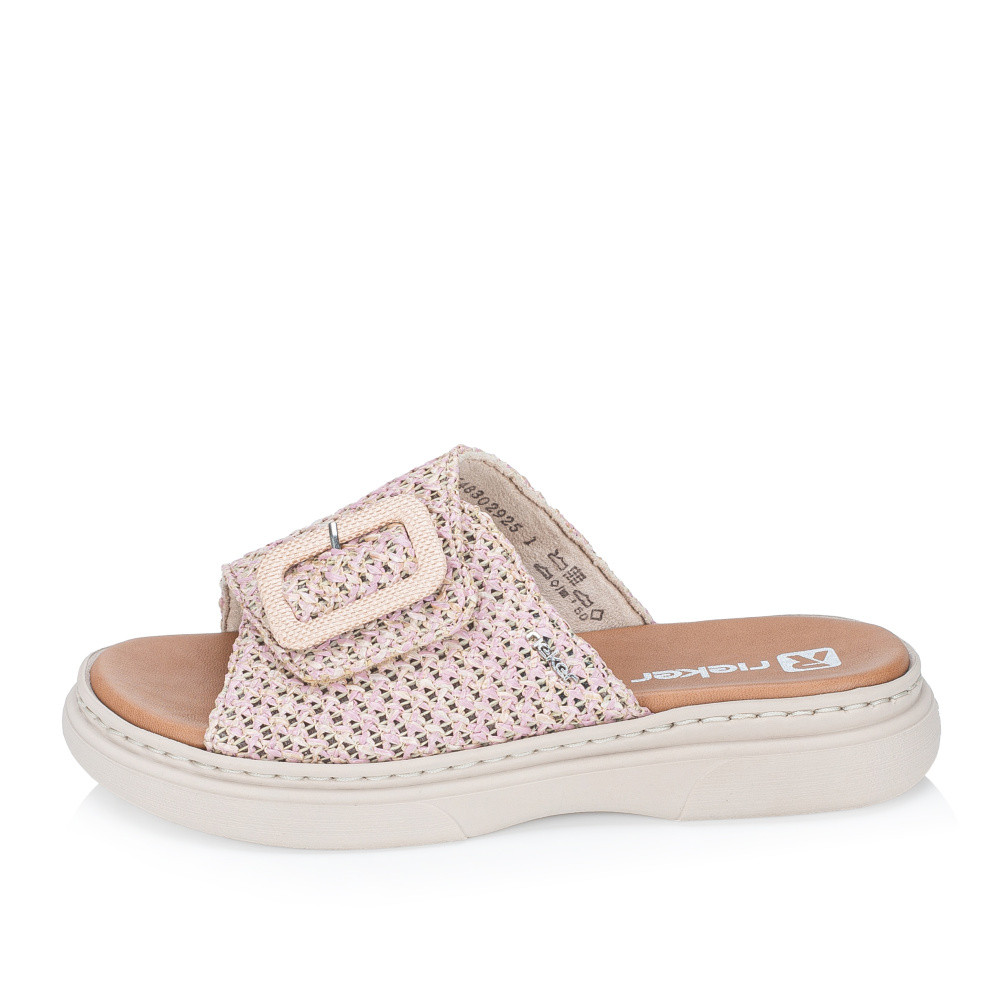 detail Dámské nazouváky RIEKER V3053-90 růžová S6