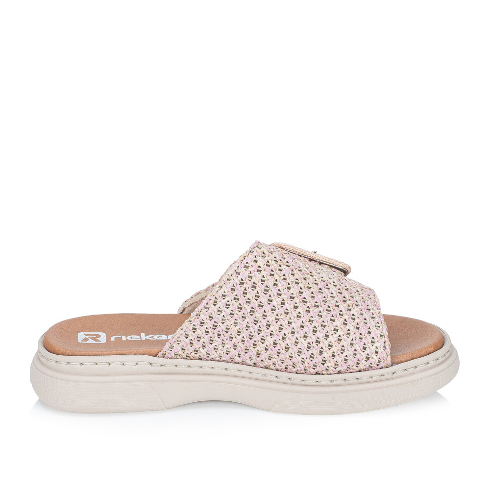 detail Dámské nazouváky RIEKER V3053-90 růžová S6