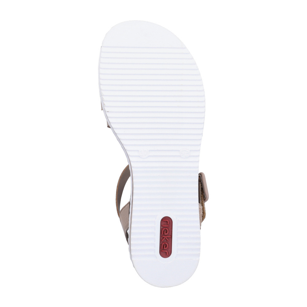 detail Dámské sandály RIEKER V3660-61 béžová S6