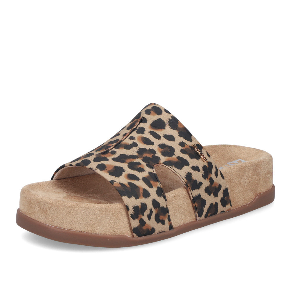 detail Dámské nazouváky RIEKER V4088-60 béžová S6