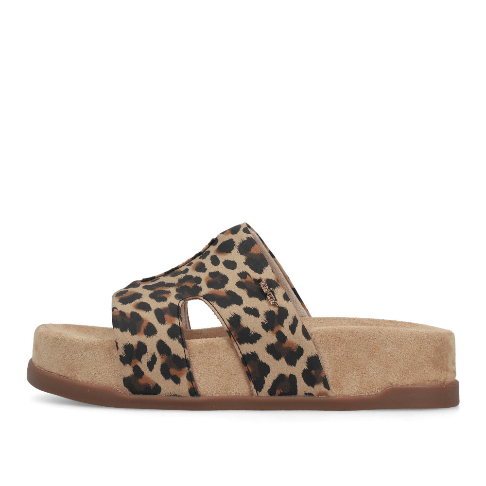 detail Dámské nazouváky RIEKER V4088-60 béžová S6