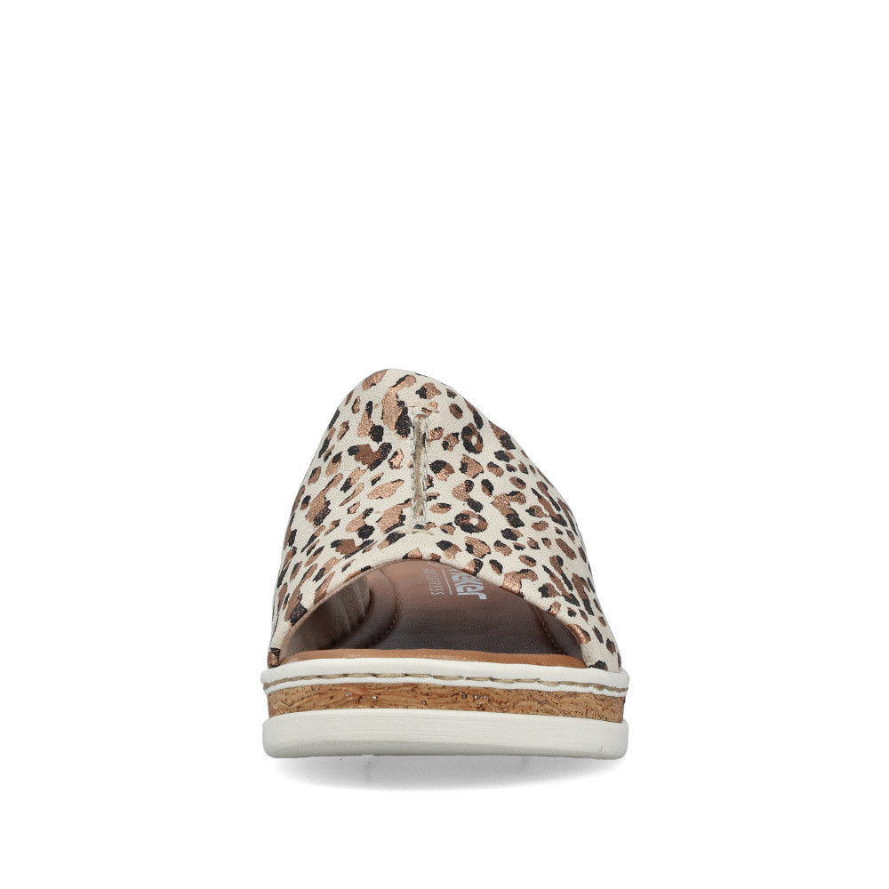 detail Dámské nazouváky RIEKER V4188-60 béžová S6