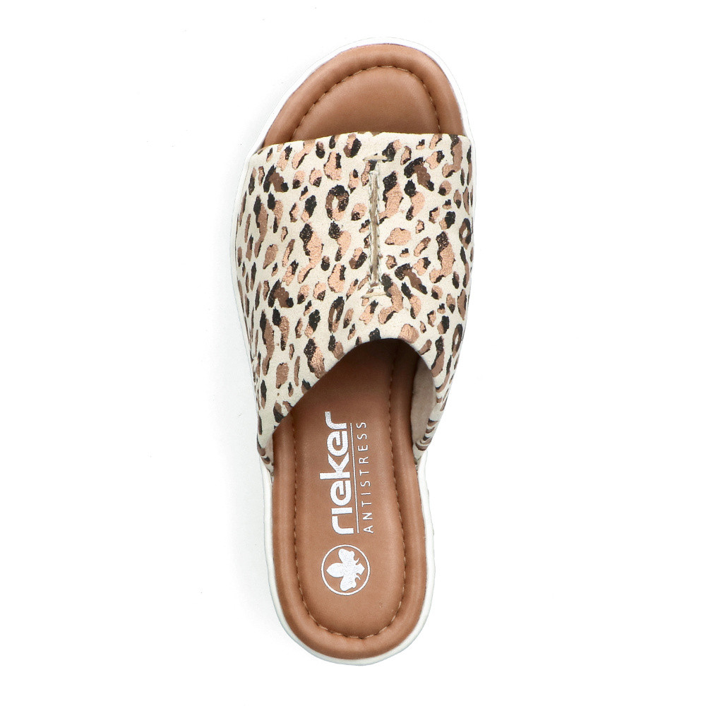 detail Dámské nazouváky RIEKER V4188-60 béžová S6