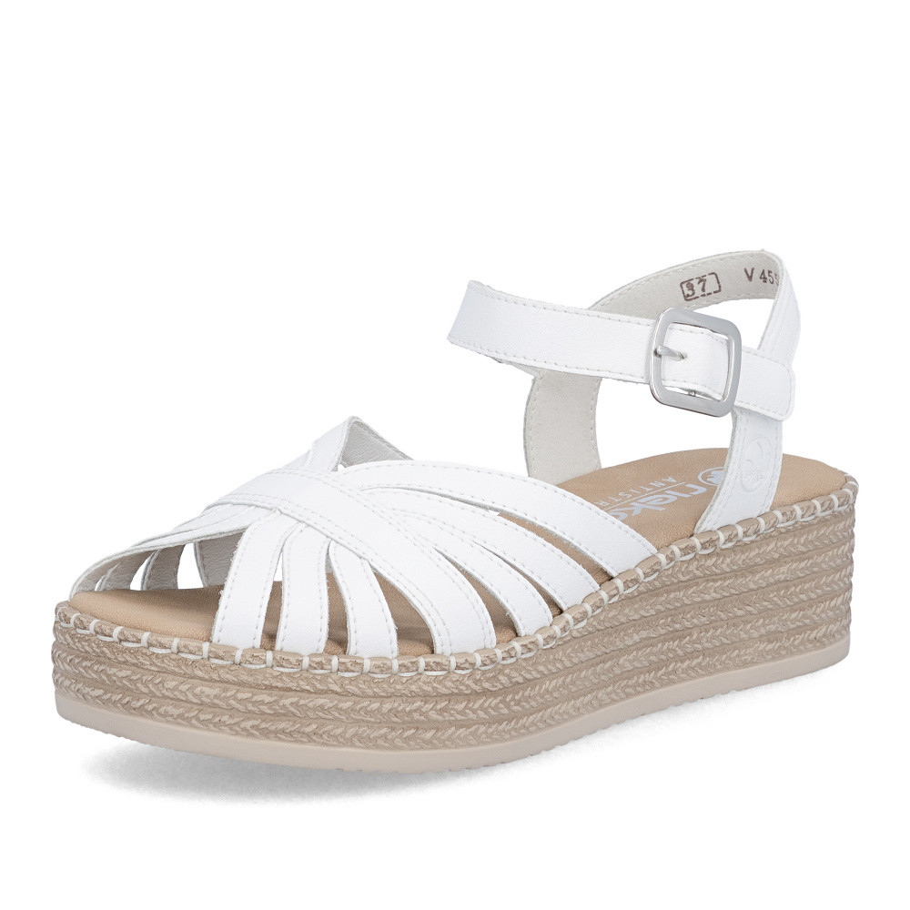 detail Dámské sandály RIEKER V4558-80 bílá S6