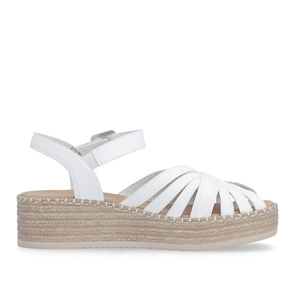 detail Dámské sandály RIEKER V4558-80 bílá S6