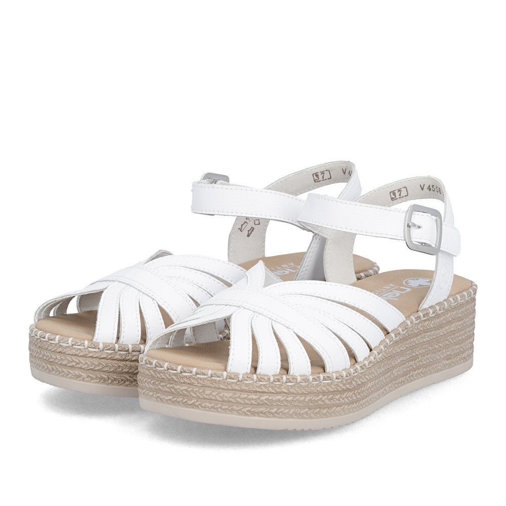 detail Dámské sandály RIEKER V4558-80 bílá S6