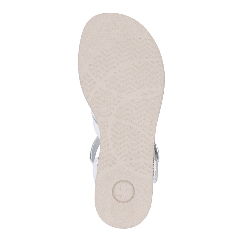 detail Dámské sandály RIEKER V4558-80 bílá S6