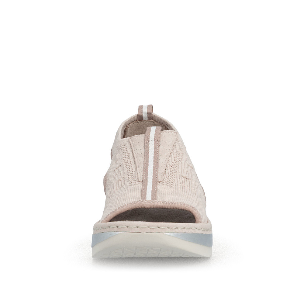 detail Dámské sandály RIEKER V59B5-31 růžová S6