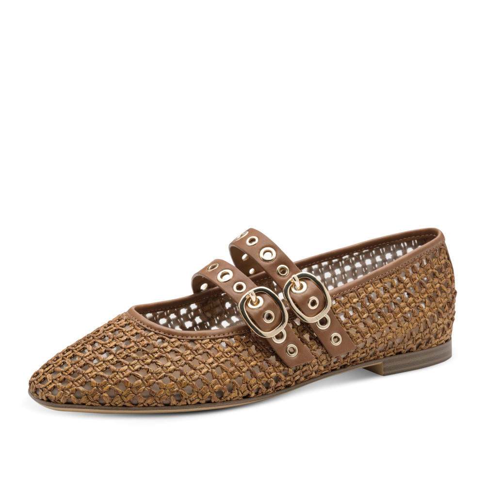 detail Dámské baleríny TAMARIS 22144-46-305 hnědá S6