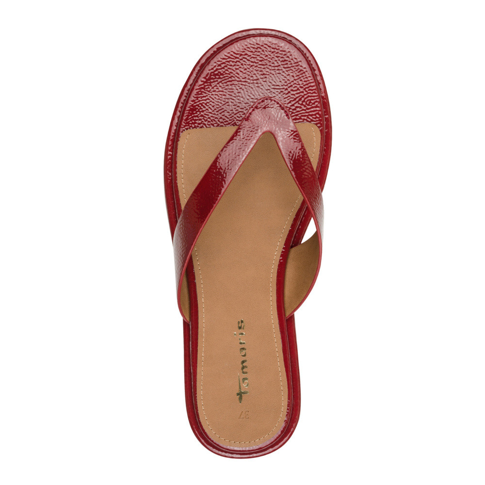 detail Dámské žabky TAMARIS 27106-46-575 červená S6