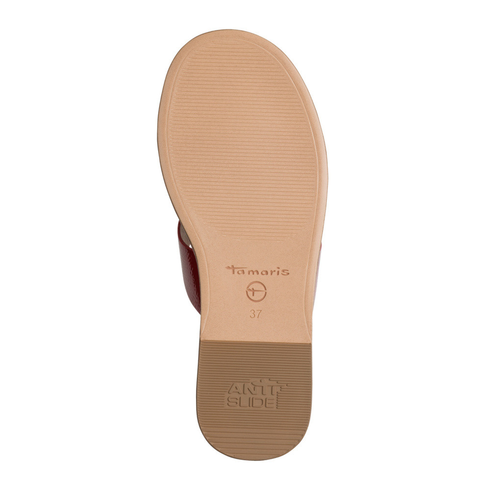 detail Dámské žabky TAMARIS 27106-46-575 červená S6