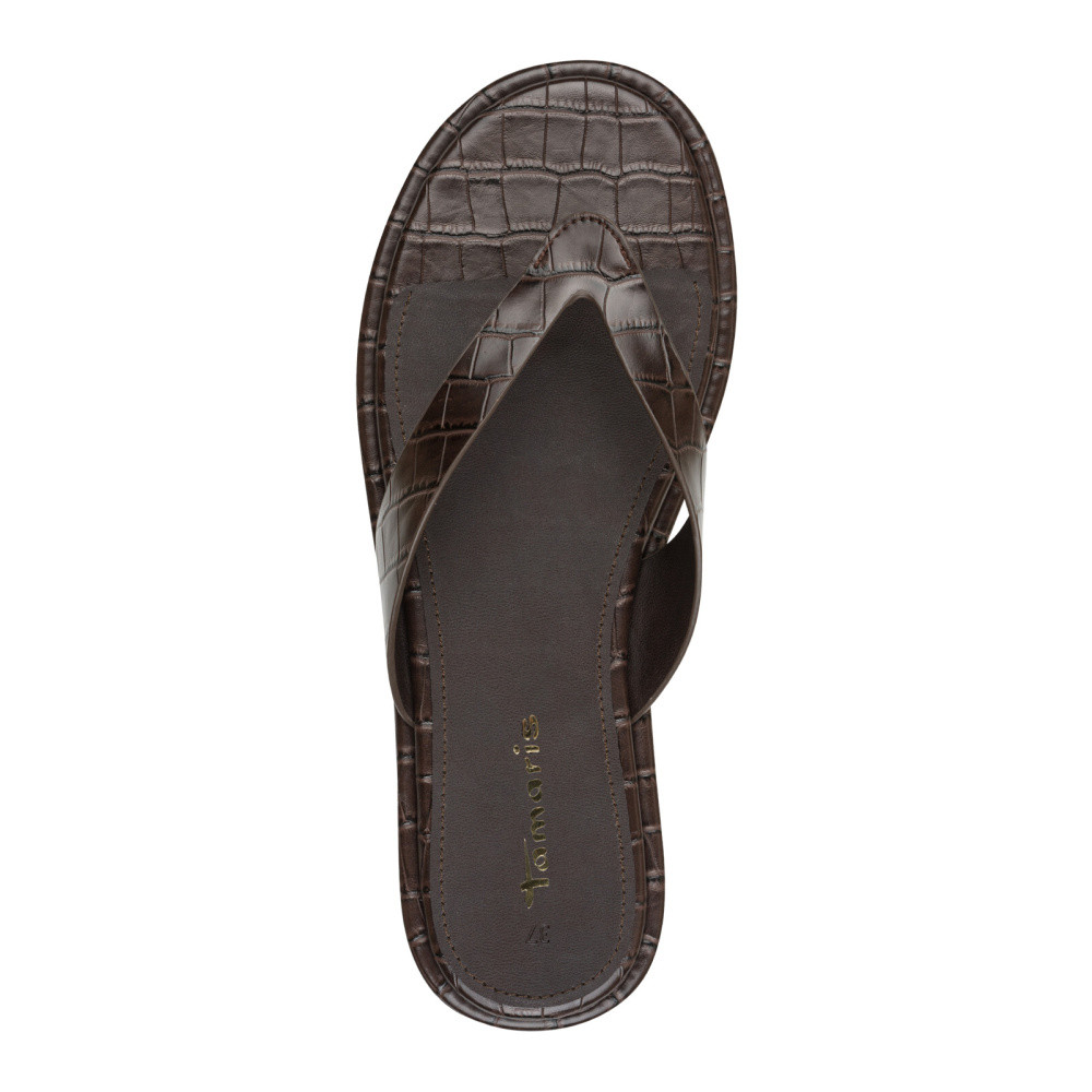 detail Dámské žabky TAMARIS 27106-46-396 hnědá S6