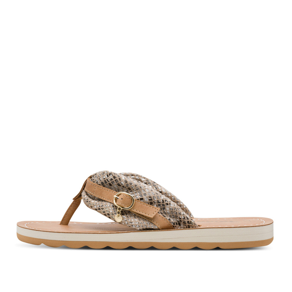 detail Dámské žabky TAMARIS 1-27149-46   BEIGE SNAKE 483   F/S6