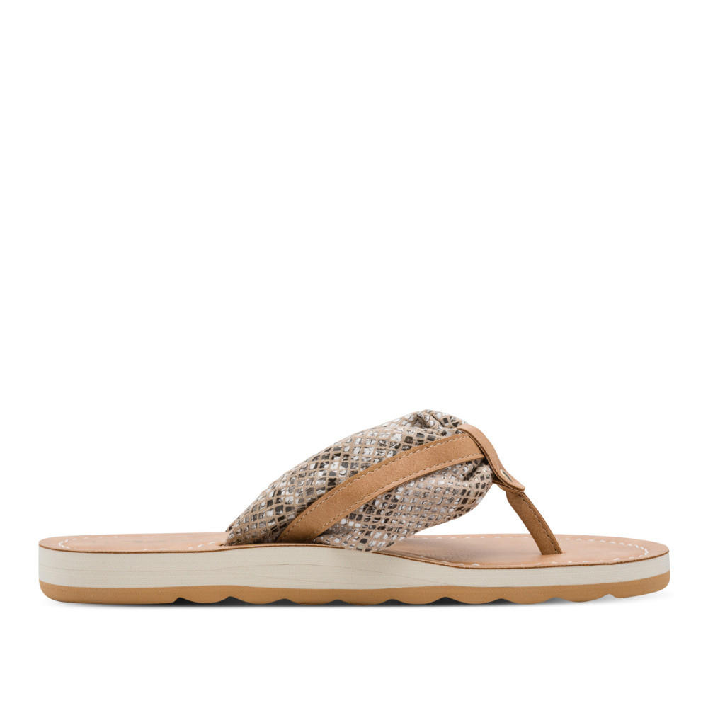 detail Dámské žabky TAMARIS 1-27149-46   BEIGE SNAKE 483   F/S6