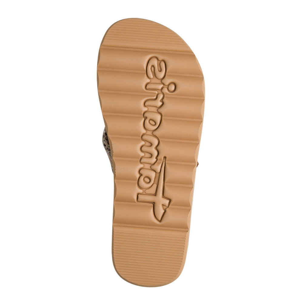 detail Dámské žabky TAMARIS 1-27149-46   BEIGE SNAKE 483   F/S6