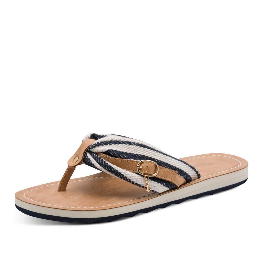 detail Dámské žabky TAMARIS 27149-46-865 modrá S6