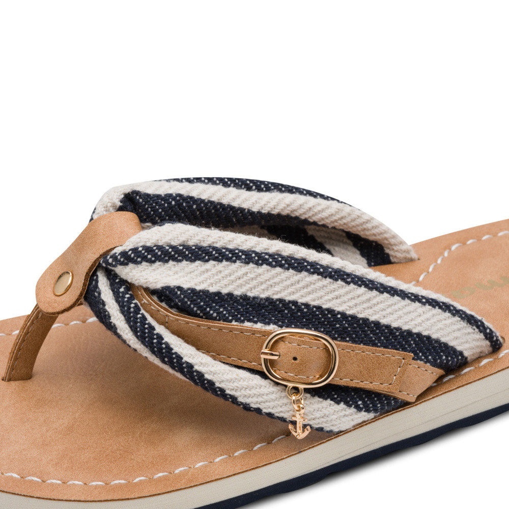 detail Dámské žabky TAMARIS 27149-46-865 modrá S6