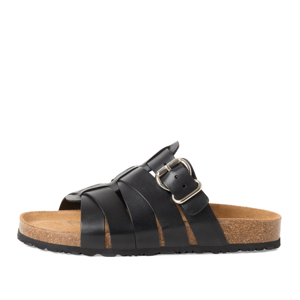 detail Dámské nazouváky TAMARIS 1-27502-46   BLACK LEATHER 003   F/S6