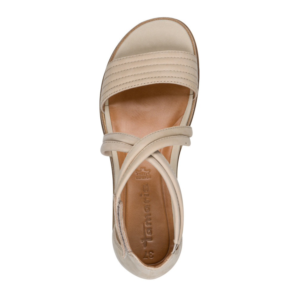 detail Dámské sandály TAMARIS 28220-46-341 béžová S6