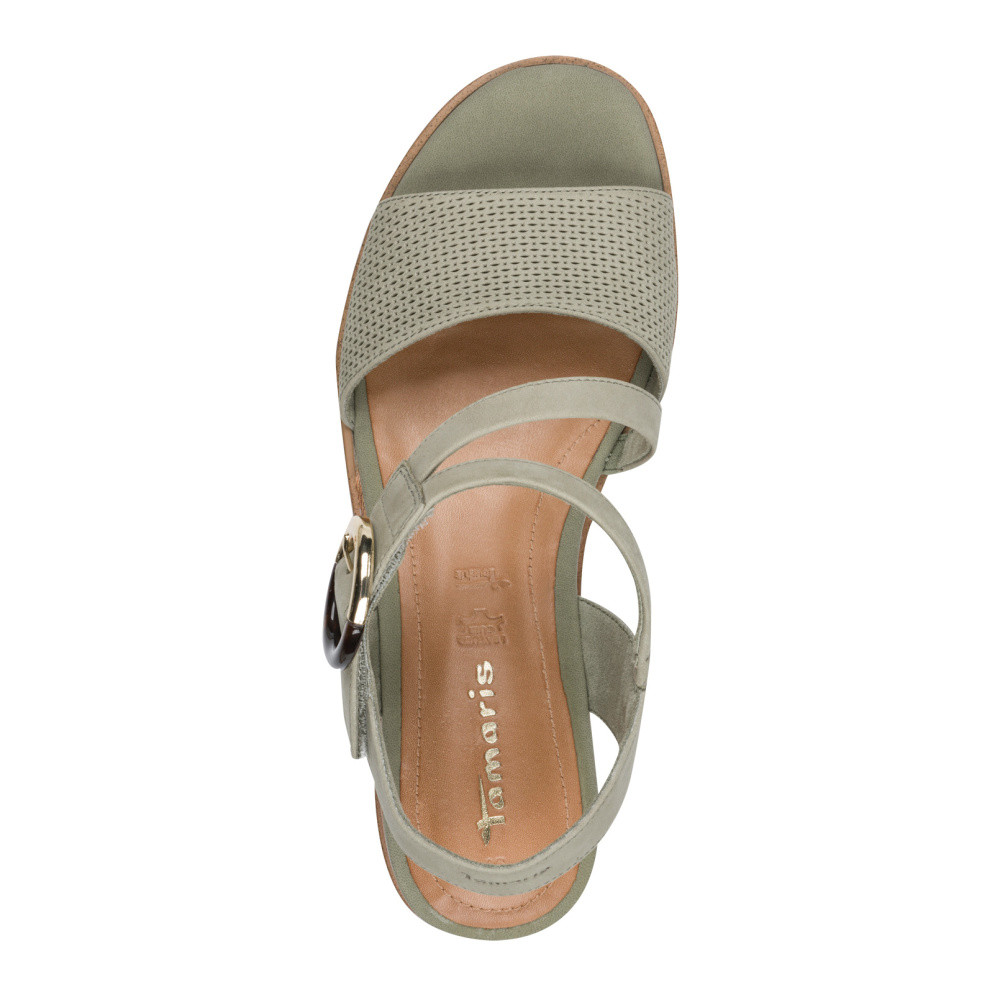 detail Dámské sandály TAMARIS 28232-46-771 zelená S6