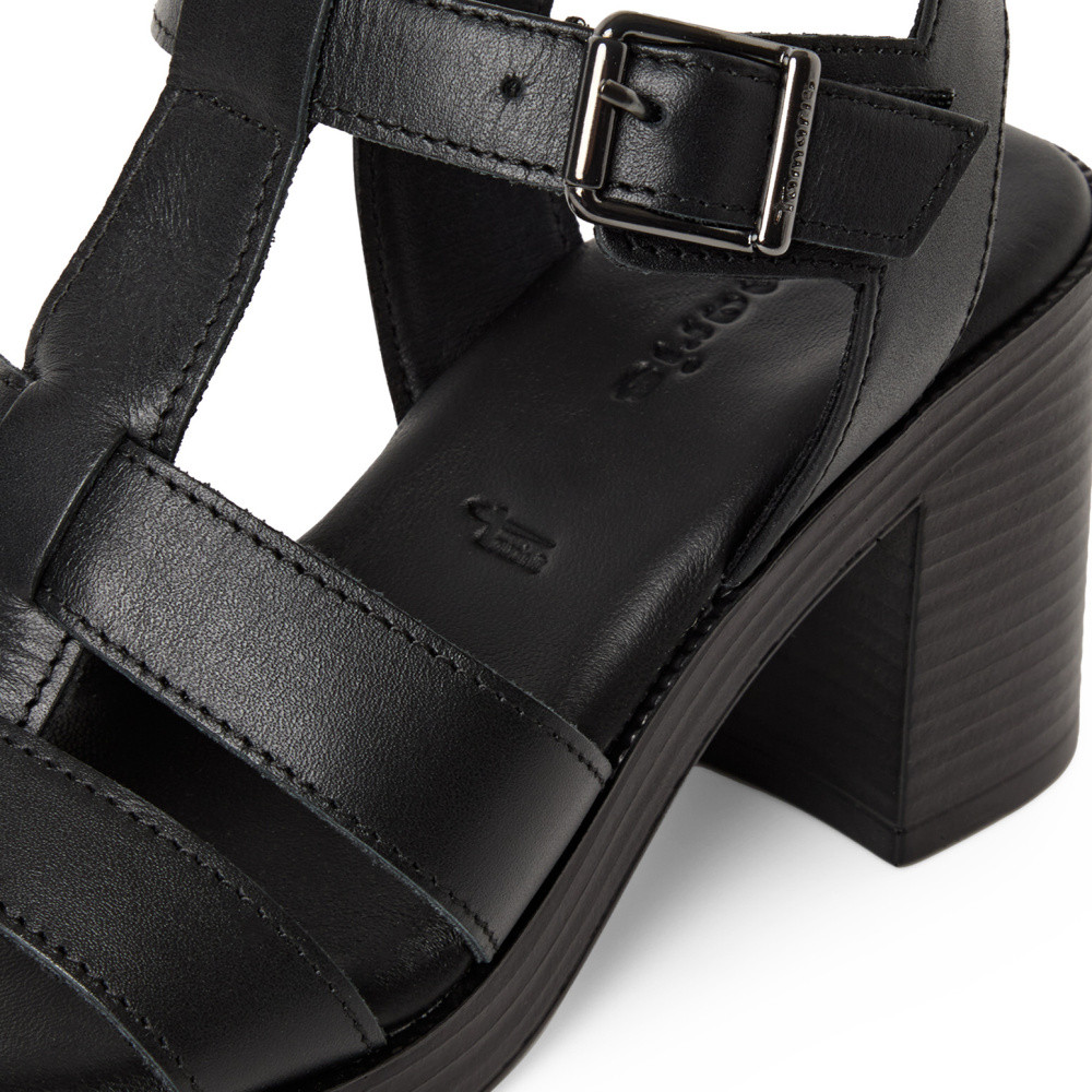 detail Dámské sandály TAMARIS 28302-46-003 černá S6