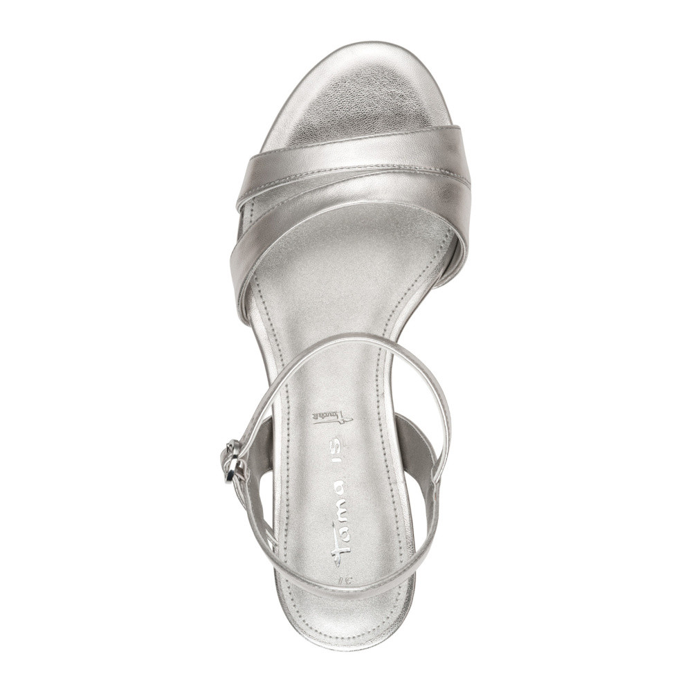 detail Dámské sandály TAMARIS 28314-46-957 stříbrná S6