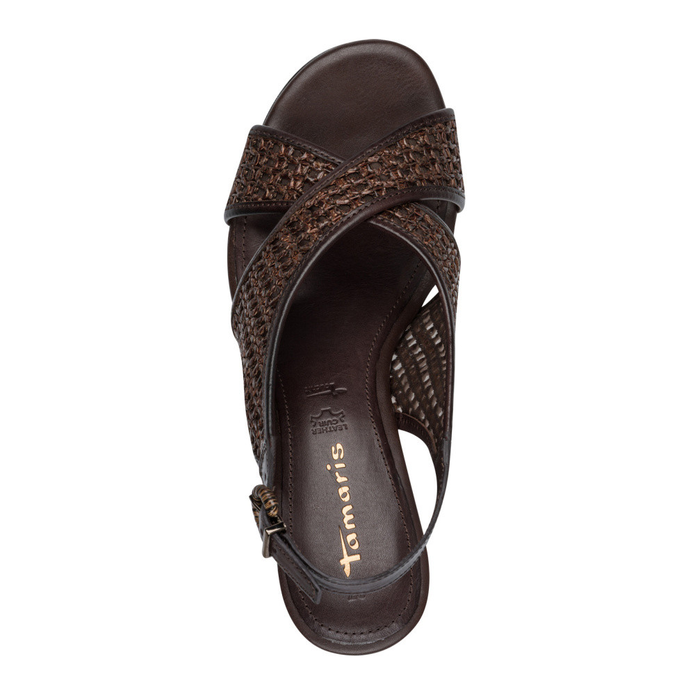 detail Dámské sandály TAMARIS 28315-46-304 hnědá S6