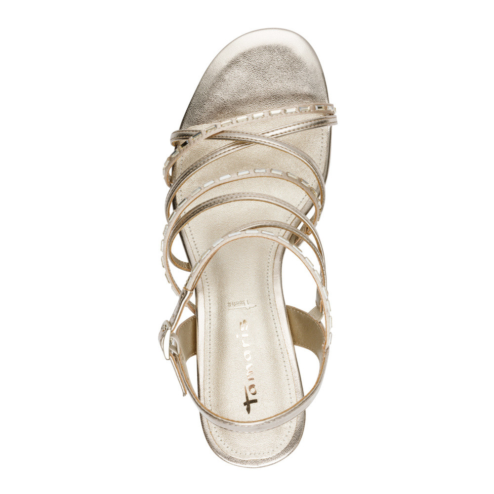 detail Dámské sandály TAMARIS 28329-46-933 zlatá S6