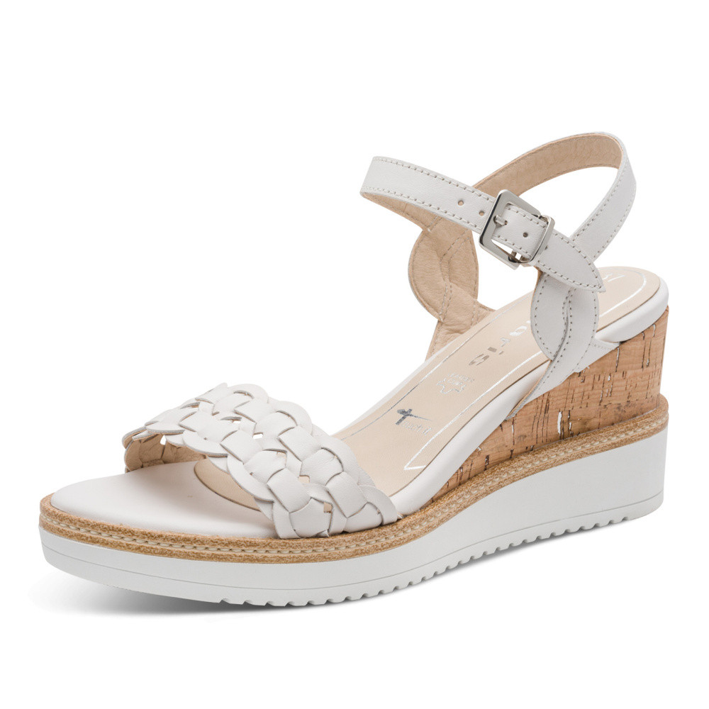 detail Dámské sandály TAMARIS 28334-46-100 bílá S6