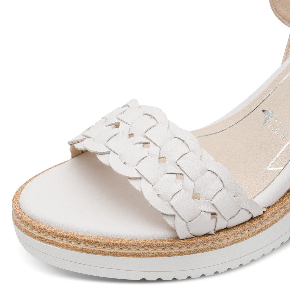detail Dámské sandály TAMARIS 28334-46-100 bílá S6