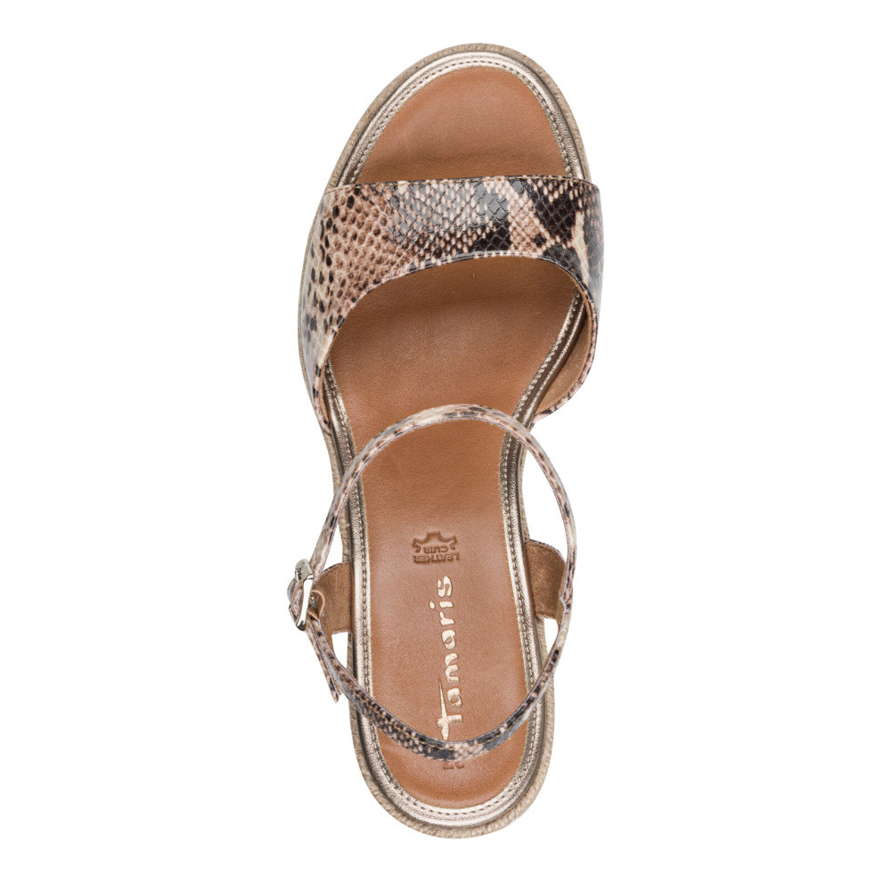 detail Dámské sandály TAMARIS 28336-46-386 hnědá S6