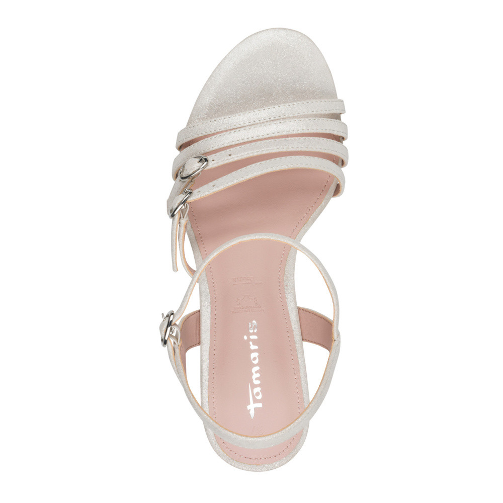 detail Dámské sandály TAMARIS 28351-46-941 stříbrná S6