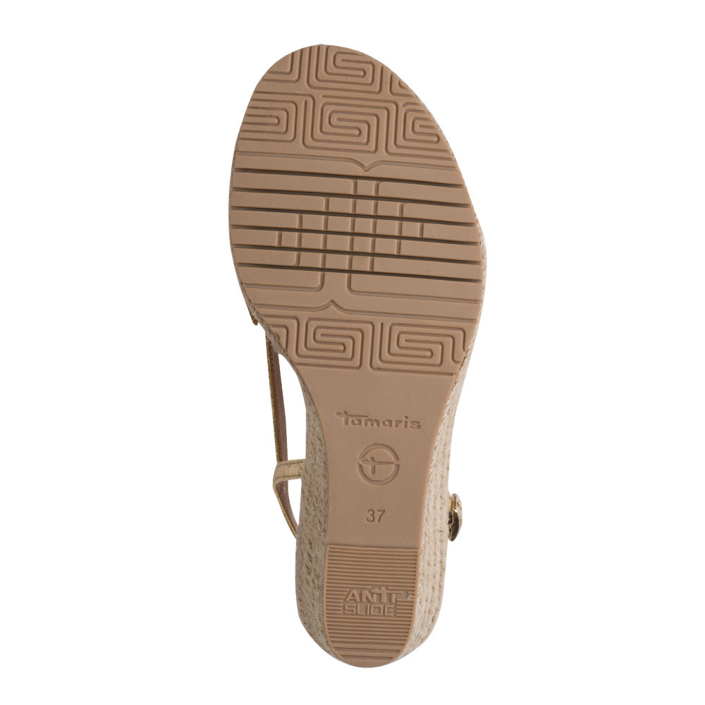 detail Dámské sandály TAMARIS 28364-46-940 zlatá S6