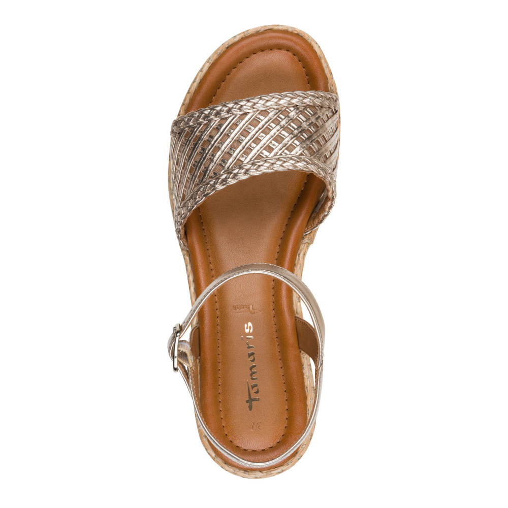 detail Dámské sandály TAMARIS 28379-46-933 zlatá S6