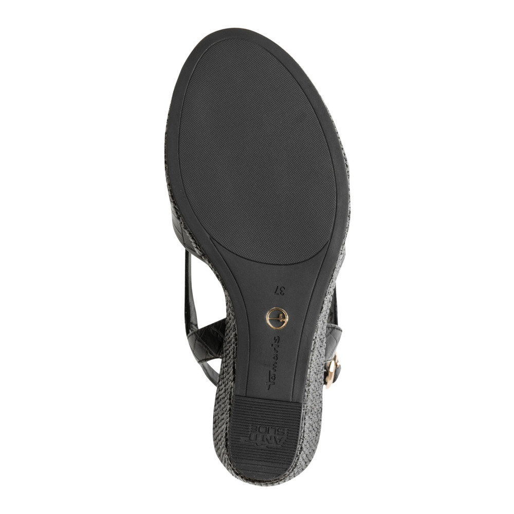 detail Dámské sandály TAMARIS 28381-46-028 černá S6