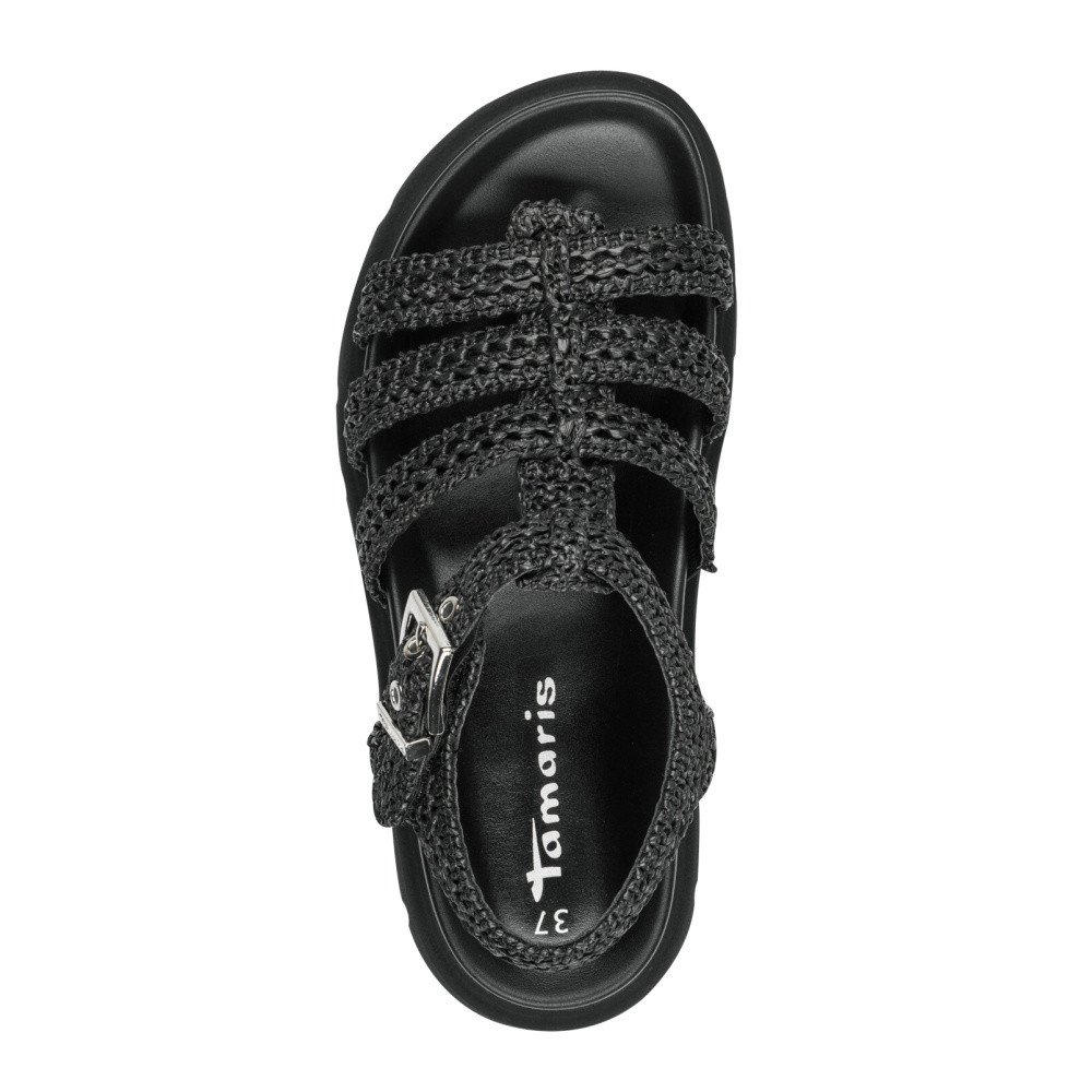 detail Dámské sandály TAMARIS 28402-46-001 černá S6