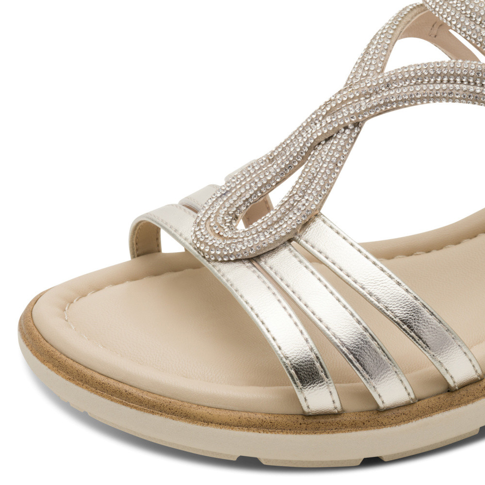 detail Dámské sandály TAMARIS 28714-46-957 stříbrná S6