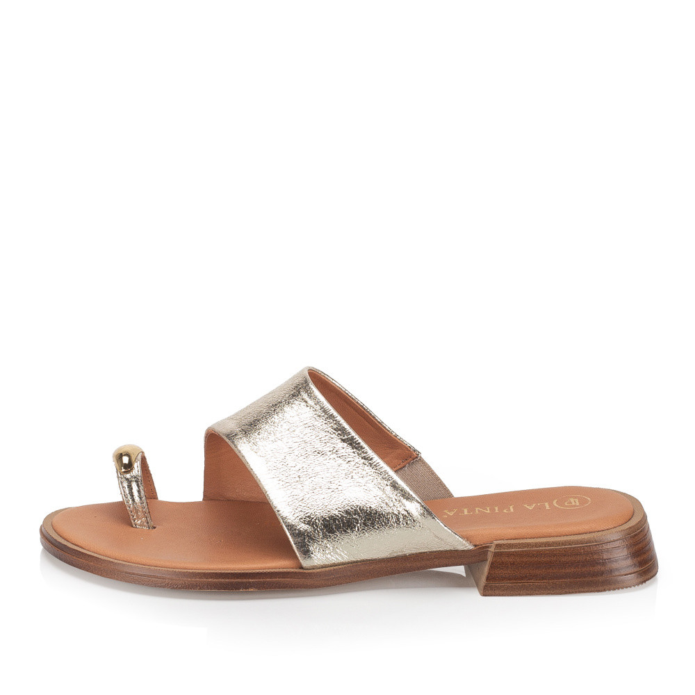 detail Dámské nazouváky IBERIUS 0105-7033-232125 41 zlatá S6