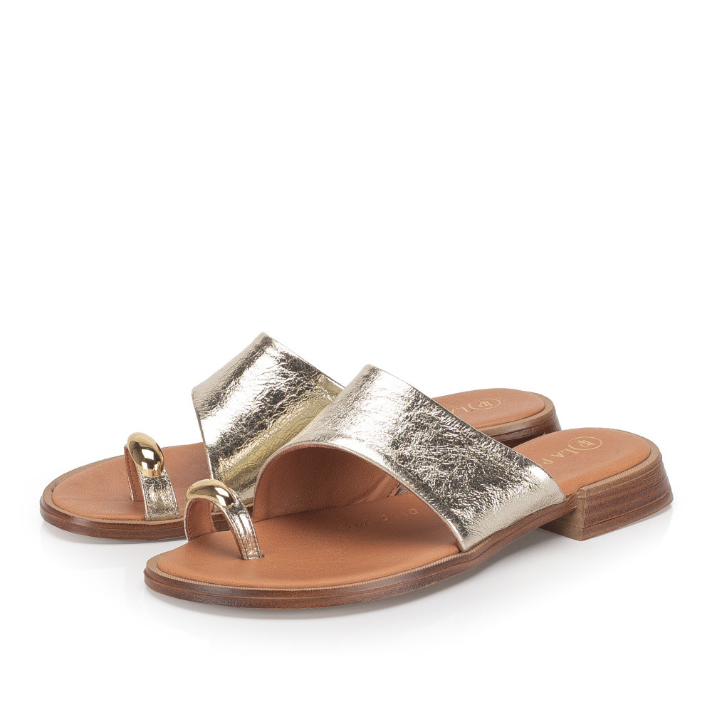 detail Dámské nazouváky IBERIUS 0105-7033-232125 41 zlatá S6