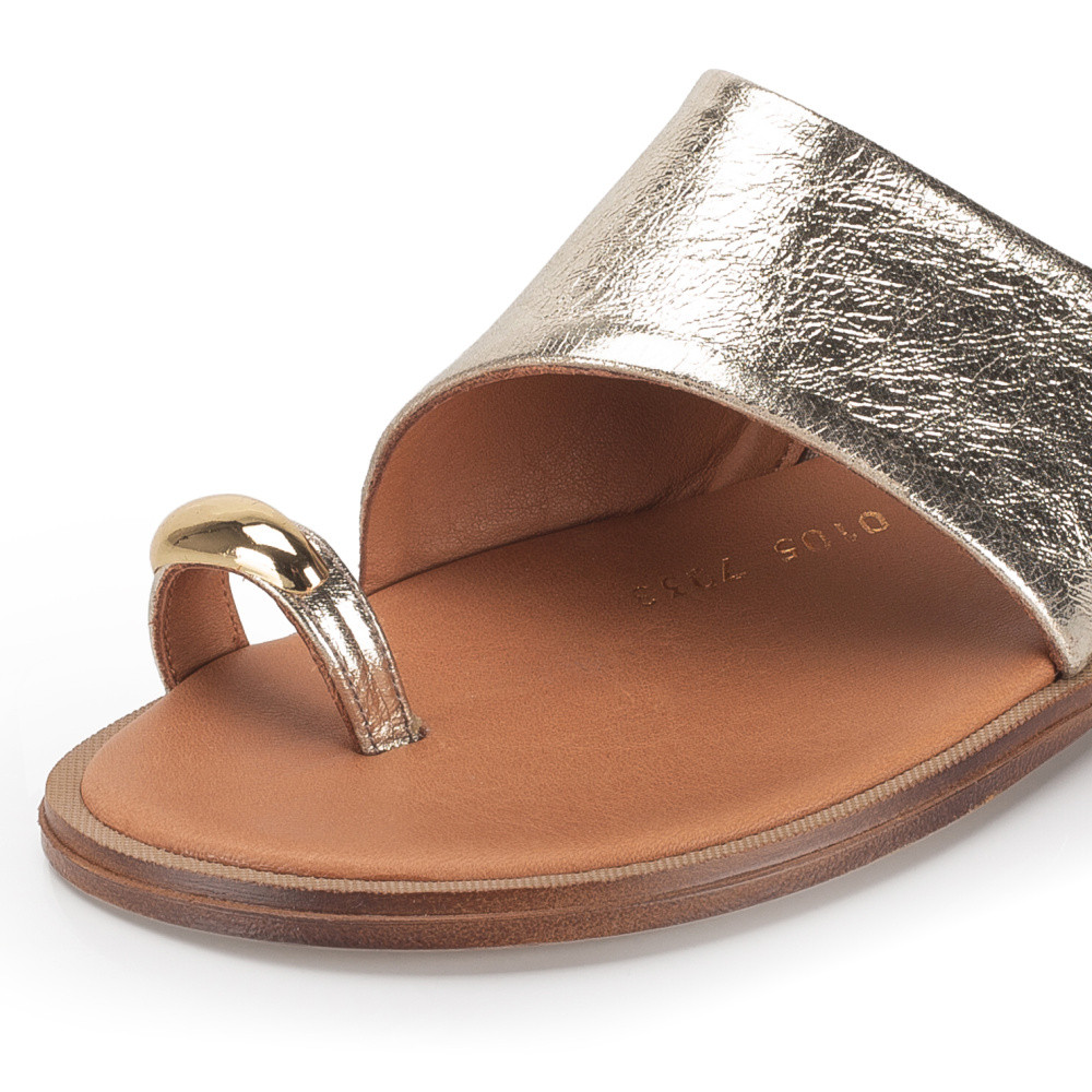 detail Dámské nazouváky IBERIUS 0105-7033-232125 41 zlatá S6