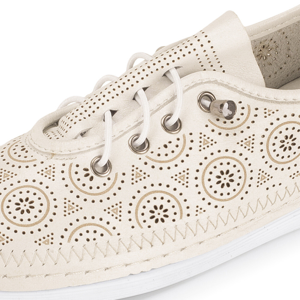 detail Dámské polobotky IBERIUS 0109-019 béžová S6