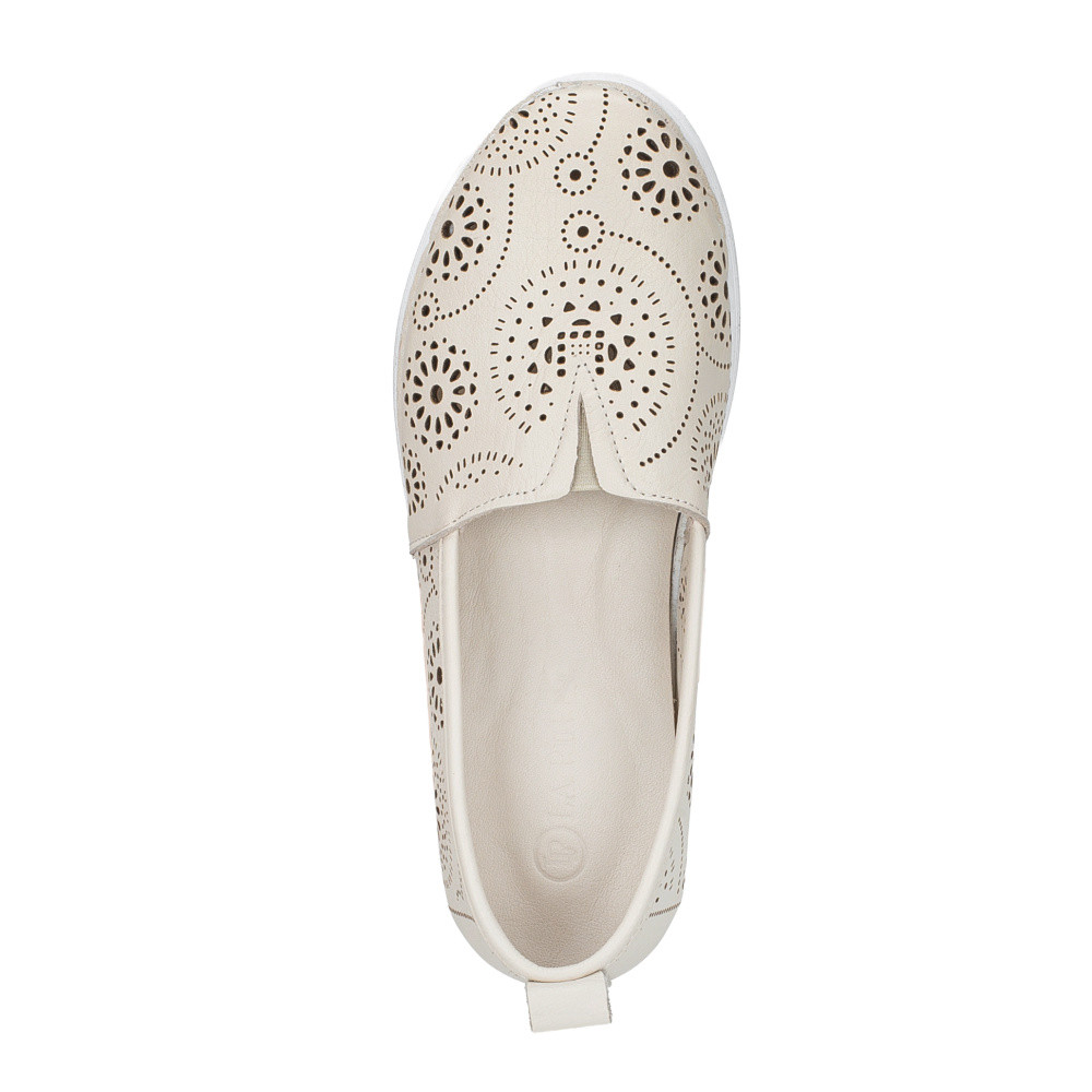 detail Dámské mokasíny IBERIUS 0109-021 béžová S6