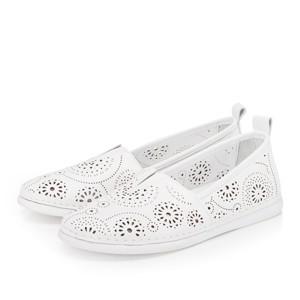 detail Dámské mokasíny IBERIUS 0109-021   WHITE   F/S6