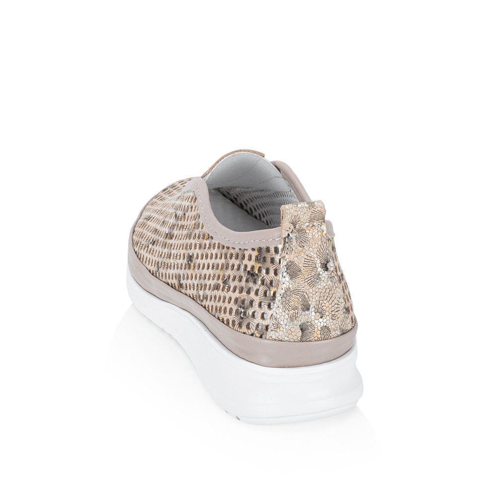 detail Dámské mokasíny IBERIUS 0110-820.1 81.08 béžová S6