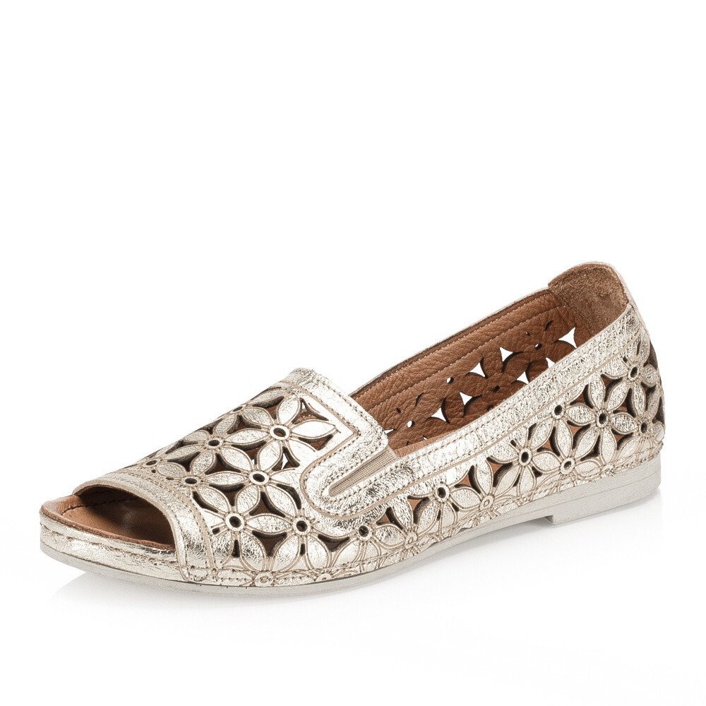 detail Dámské baleríny IBERIUS 1105-313 zlatá S6