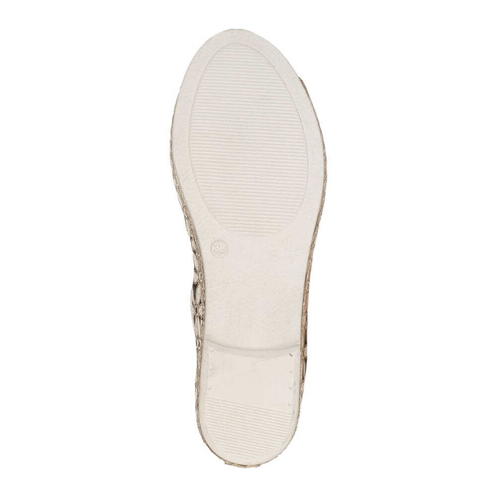 detail Dámské baleríny IBERIUS 1105-313 zlatá S6