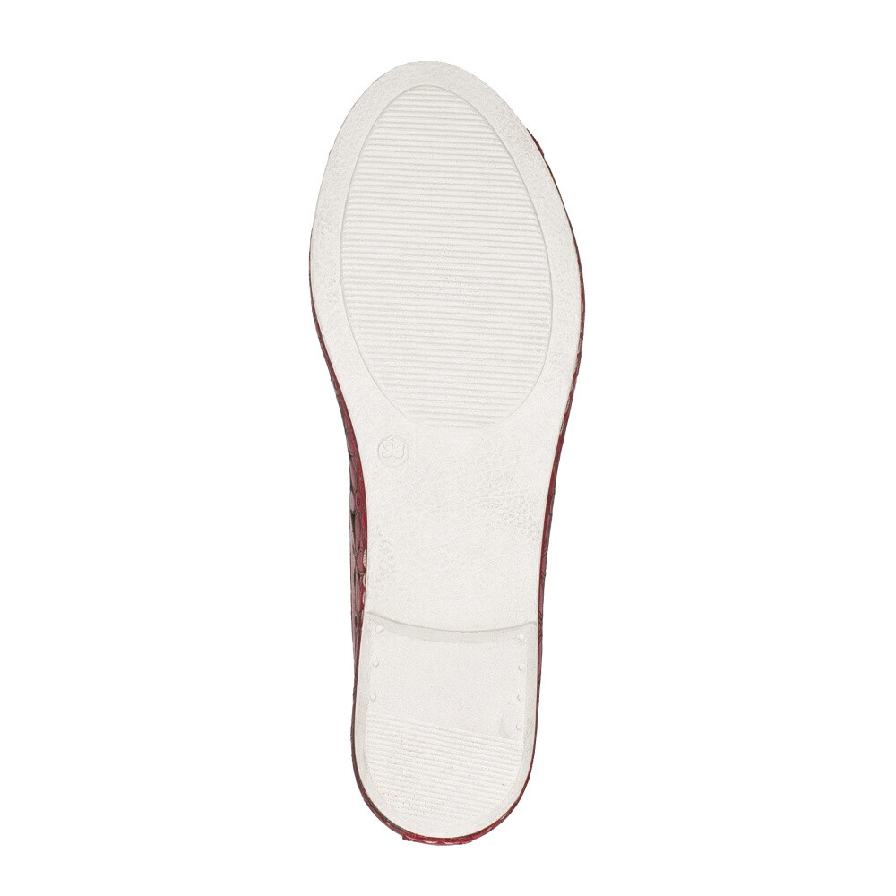 detail Dámské baleríny IBERIUS 1105-497 červená S6