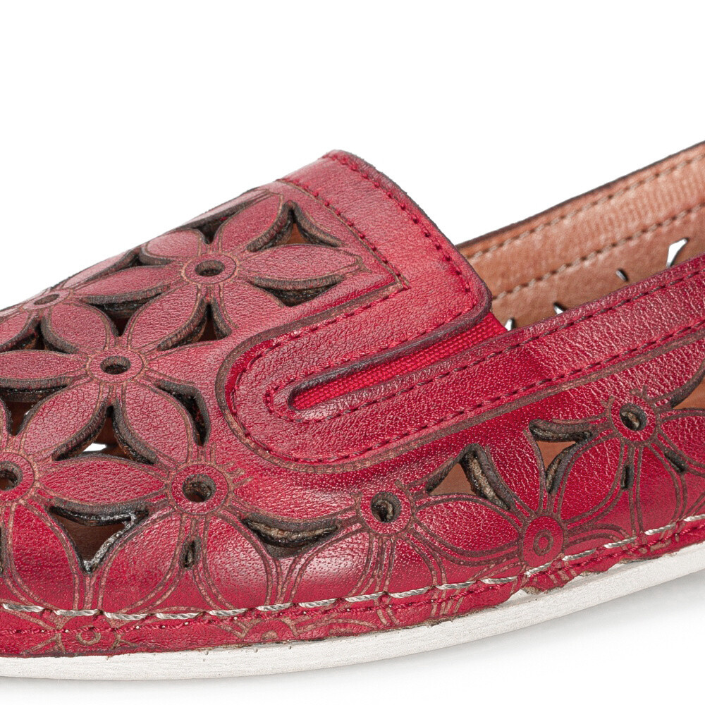 detail Dámské baleríny IBERIUS 1105-497 červená S6