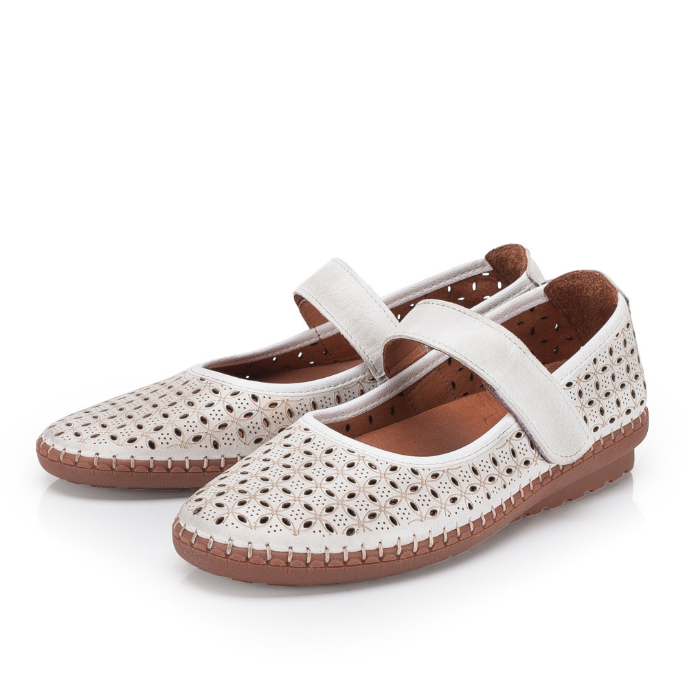 detail Dámské baleríny IBERIUS 1568-500 bílá S6