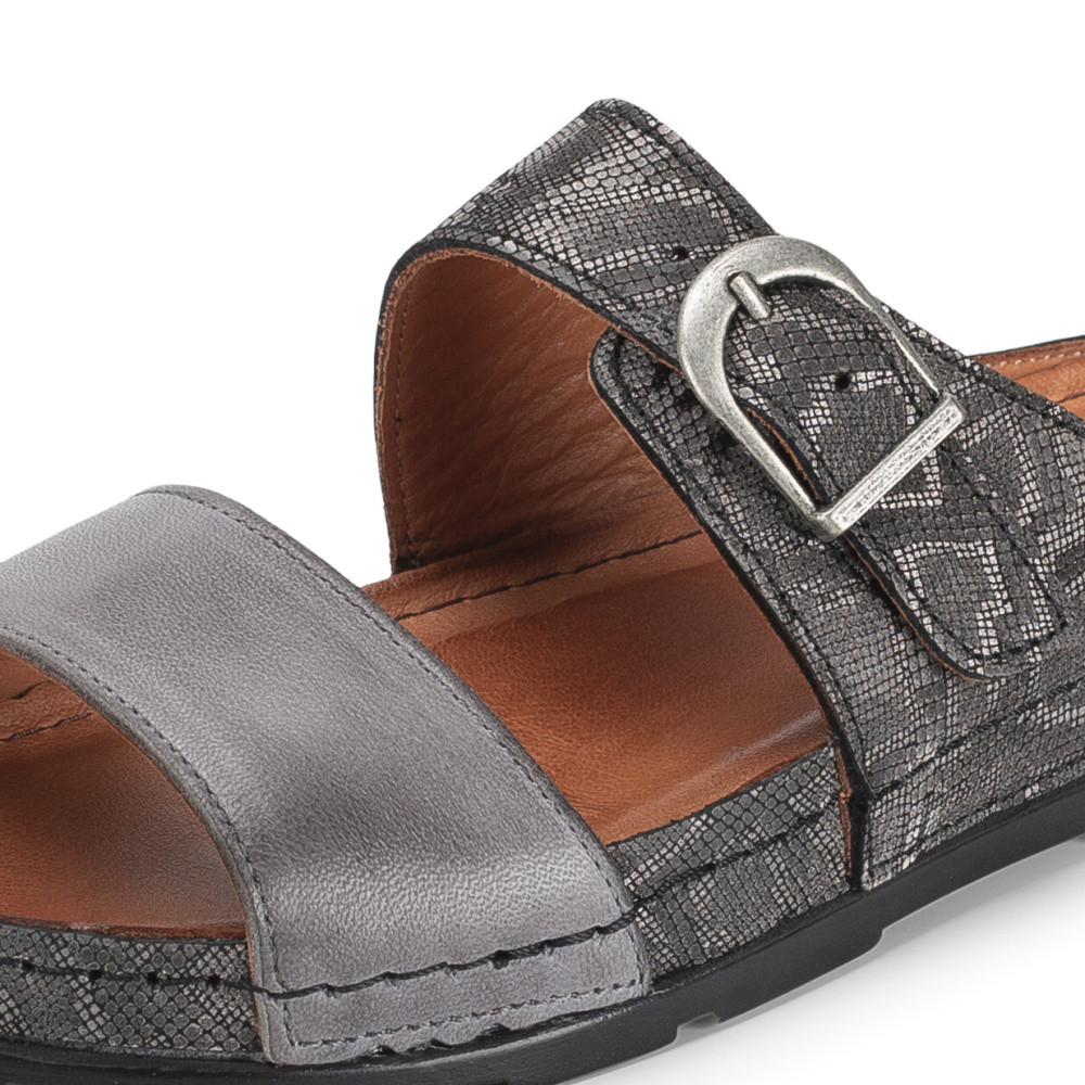 detail Dámské nazouváky IBERIUS 1702-470/732 šedá S6